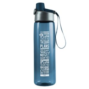 Strength & Dignity plastic water bottle