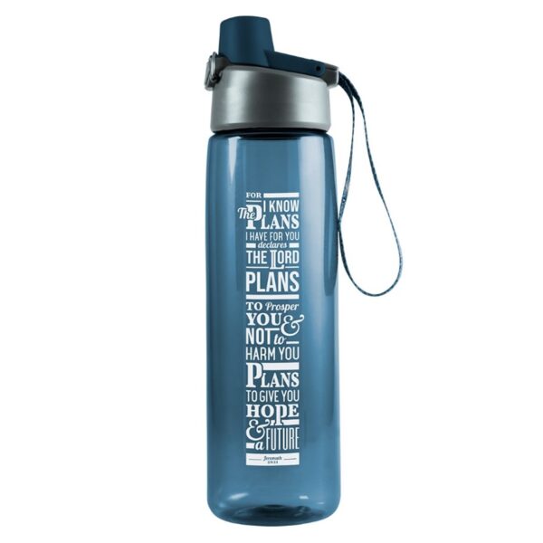 Strength & Dignity plastic water bottle