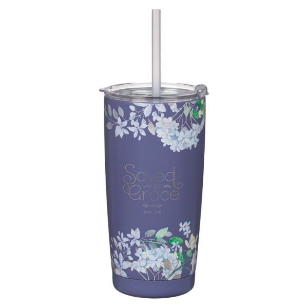 Saved by Grace stainless steel travel mug