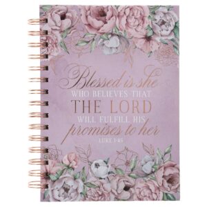 Blessed Is She Large Wirebound Journal