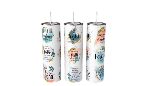Affirmations & scripture  - Stainless Steel Travel Mug