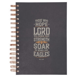 Those Who Hope in the Lord Large Wire bound Journal