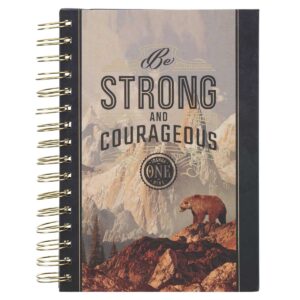 Be Strong and Courageous Large Wire bound Journal
