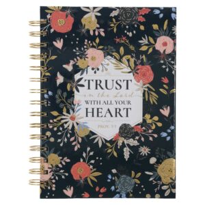 Trust in the Lord with all Your Heart Large Wire bound Journal