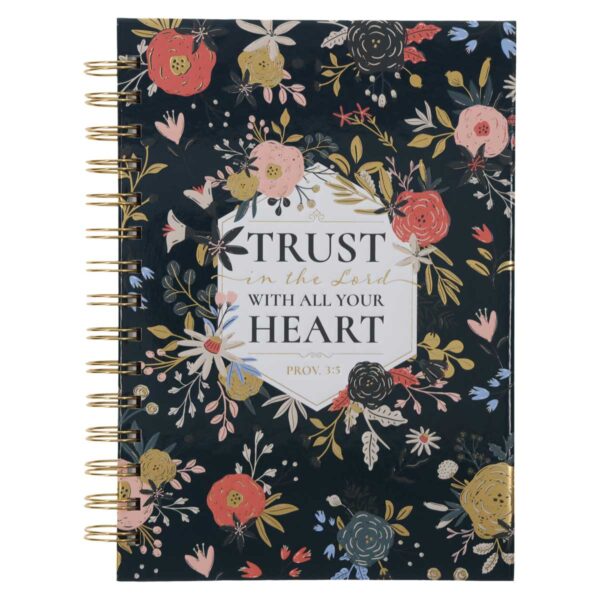 Trust in the Lord with all Your Heart Large Wire bound Journal