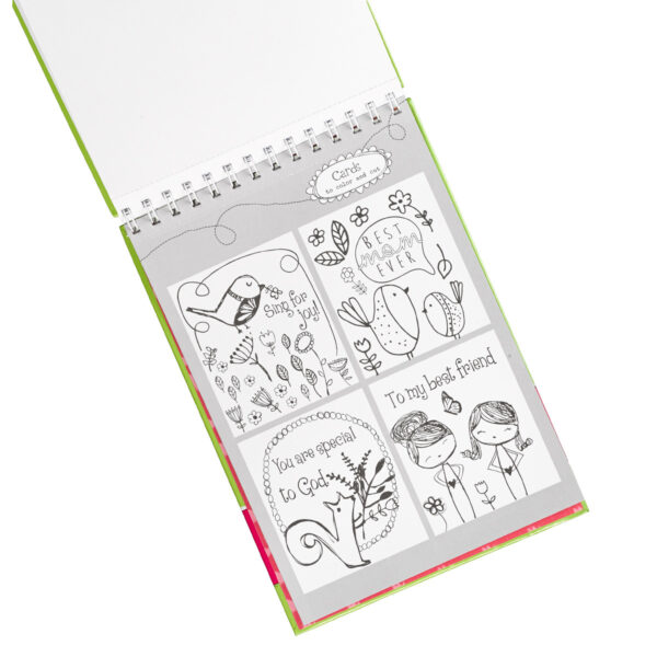 Inspirational Coloring Book For Girls (Wirebound) - Image 5