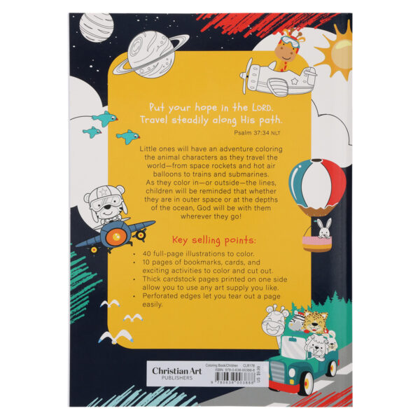 God Is with Me Wherever I Go: A Coloring Adventure for Kids (Paperback) - Image 4