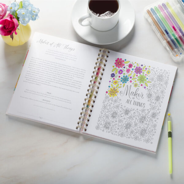 Coloring the Names of God Coloring Book (Spiral-Bound) - Image 4