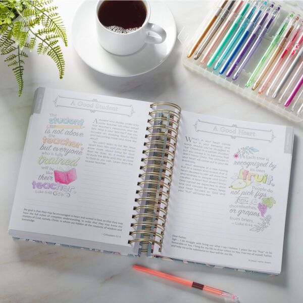 The Illustrated Words of Jesus for Women: A Devotional Coloring Book (Spiral-Bound) - Image 4
