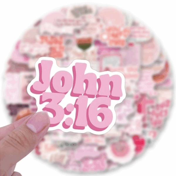 102pcs Inspirational Bible Verse Stickers - Image 4