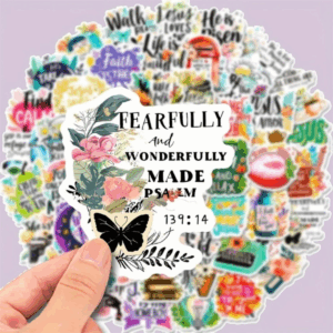 37 pc Christian Stickers