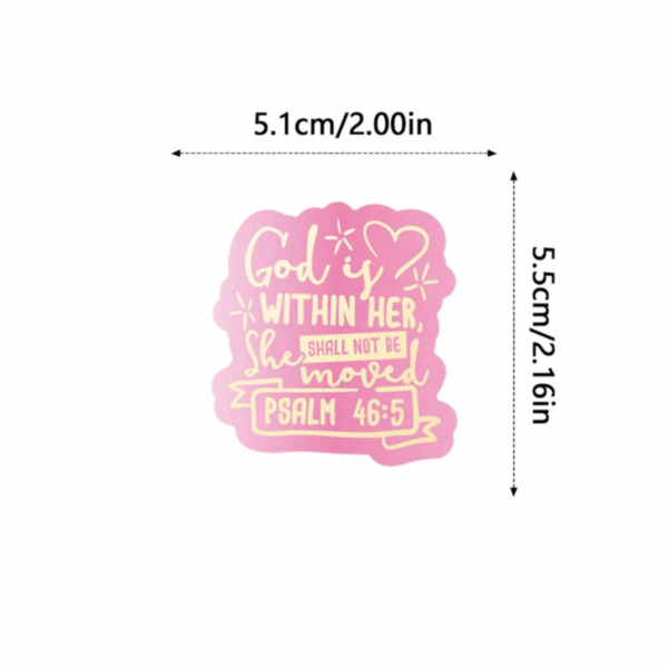 62 pc Christian Stickers - Image 2