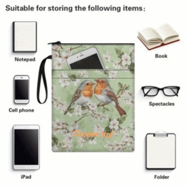 Choose Joy Book Protector Pouch - Image 3
