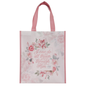 I Can Do All Things Through Him Non-Woven Tote Bag