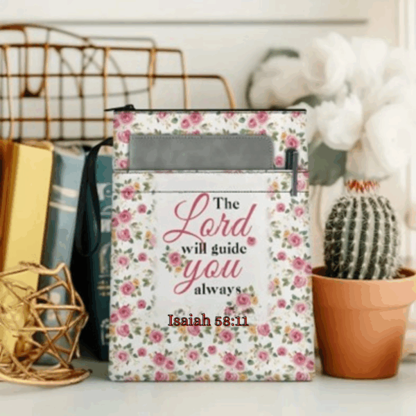 The Lord Will Guide You Always Book Protector Pouch - Image 2