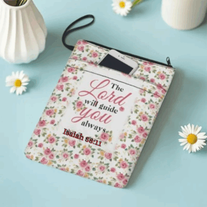 The Lord Will Guide You Always Book Protector Pouch
