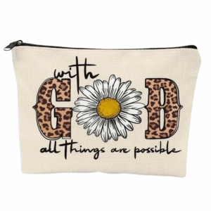 With God all Things are Possible Zipper Pouch